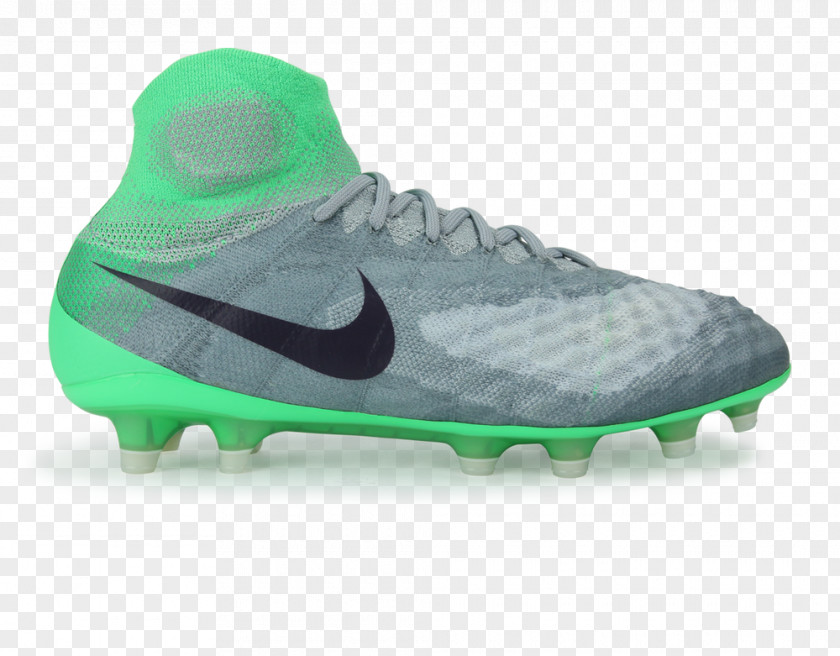 Nike Cleat Free Football Boot Electric Green PNG