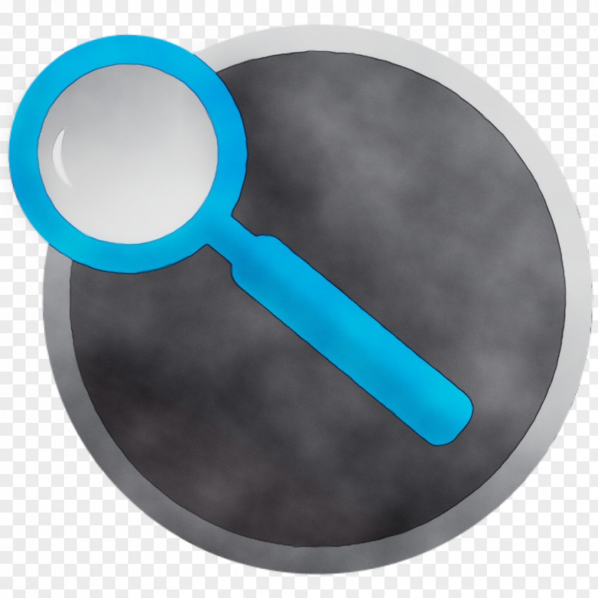 Plastic Magnifier Aqua Blue Turquoise Material Property PNG