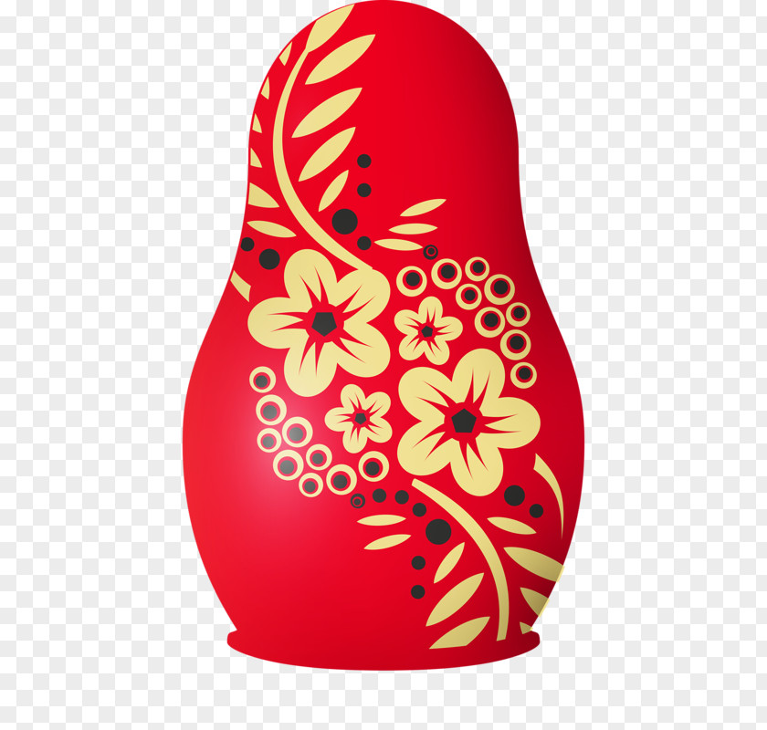 Red Doll Matryoshka Souvenir Toy PNG