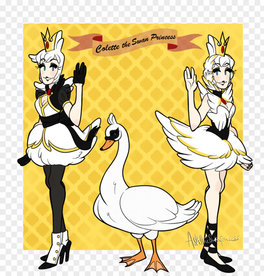 Swan Princess Duck Cygnini The Drawing DeviantArt PNG