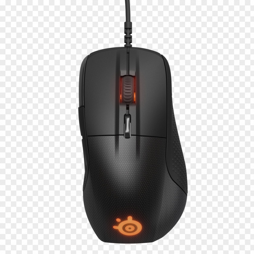 Alienware Computer Mouse Black Video Game SteelSeries OLED PNG