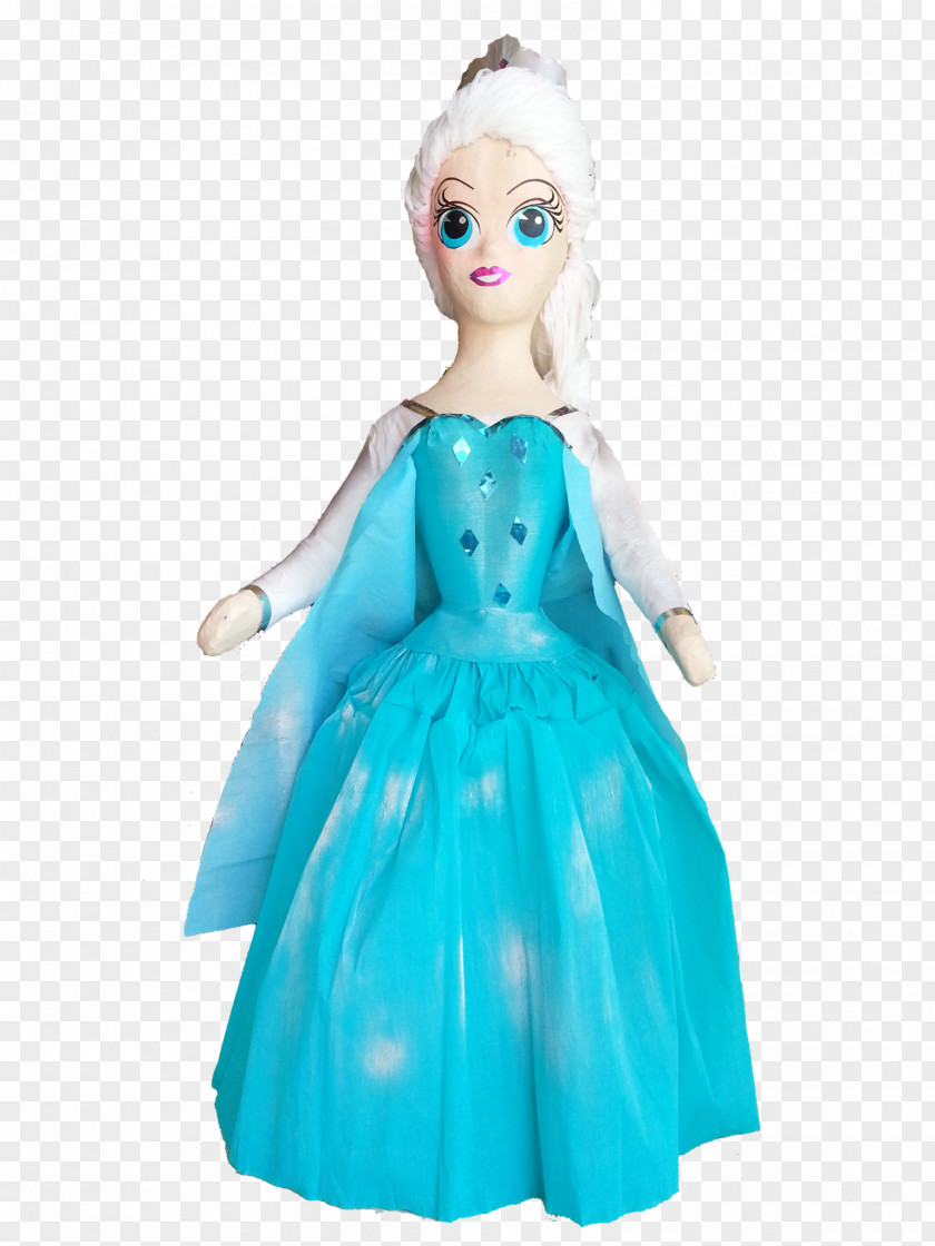 Barbie Figurine Turquoise PNG