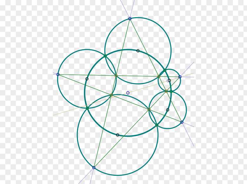 Circle Five Circles Theorem Seven Hadamard Three-circle PNG