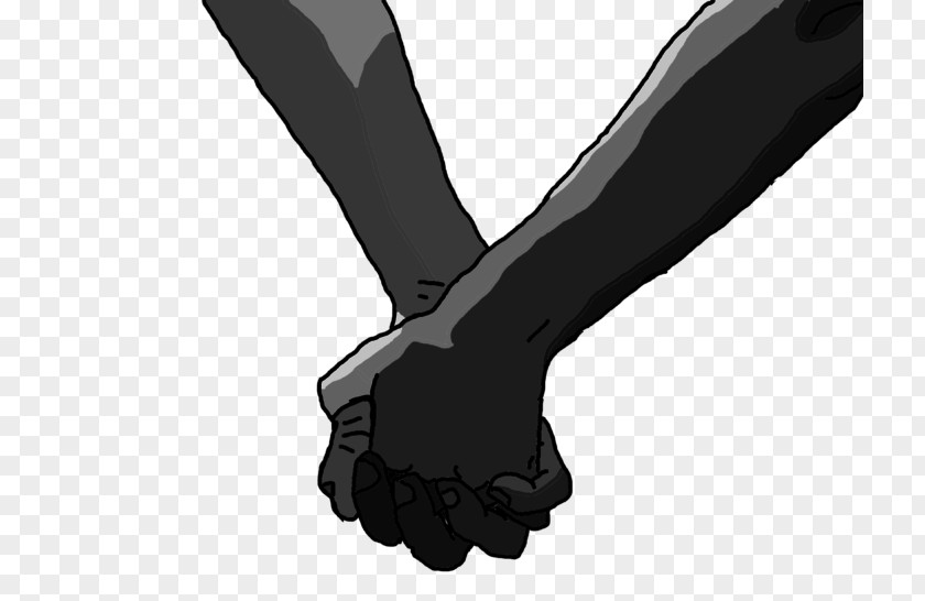 Couple Holding Hands Drawing Paper Finger Pencil PNG