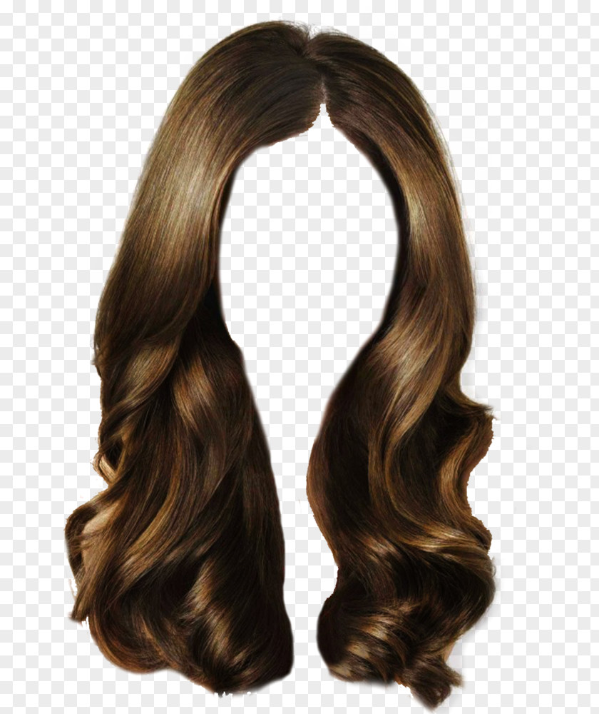 Hair 5 Brown Wig Clip Art PNG
