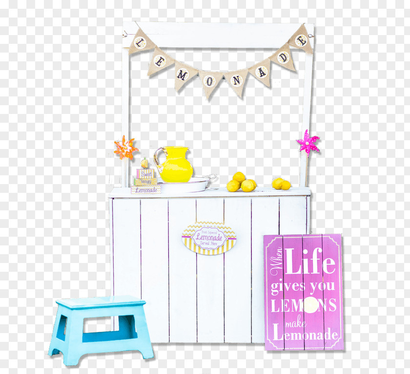 Lemonade Stand Furniture Infant Toy PNG
