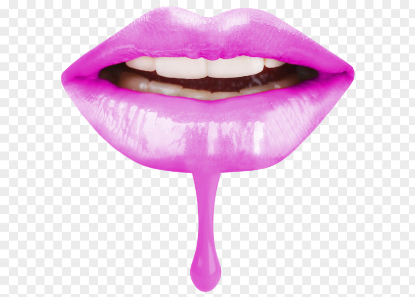 Lipstick Mouth Human Tooth PNG