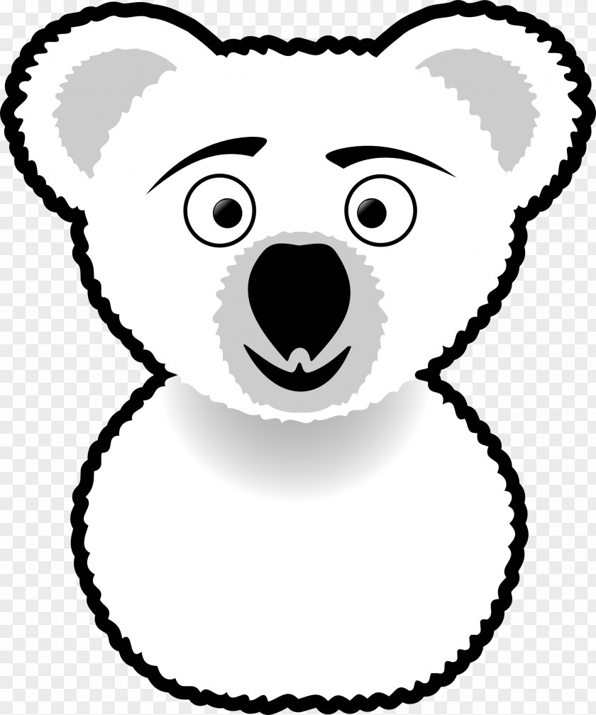 Make A Coloring Book Baby Koala Bear Clip Art PNG