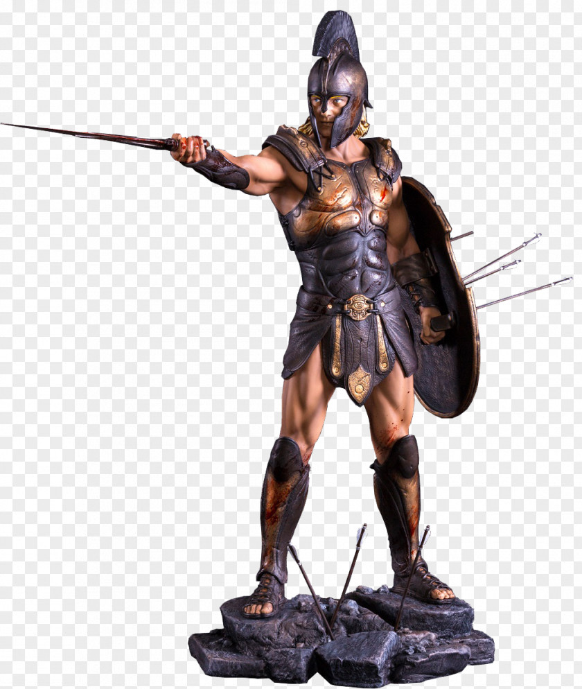 Statue Achilles' Heel Paris Iliad Agamemnon PNG