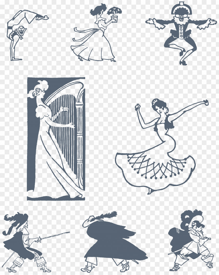 Vector Graphics Sketch Art Nouveau Illustration PNG