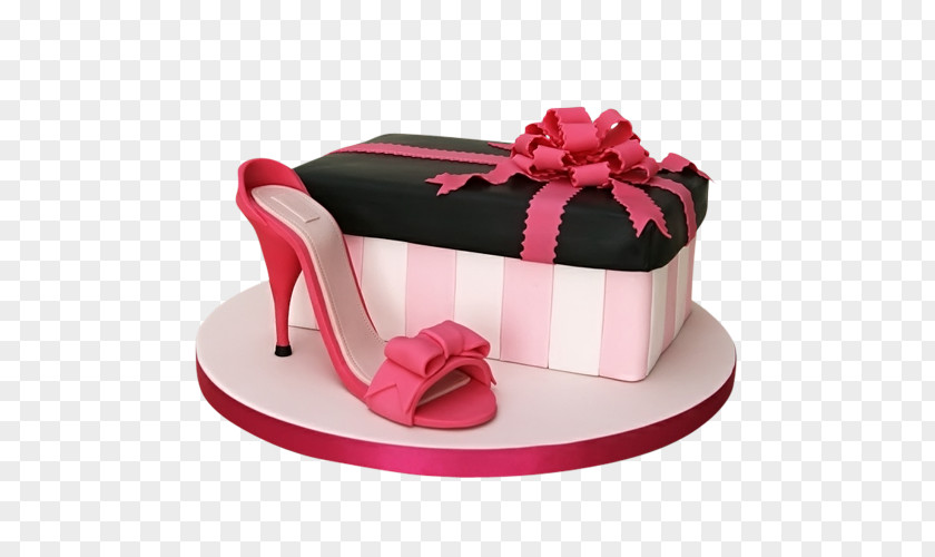 Cake Decorating Shoe Sandal Pink M PNG