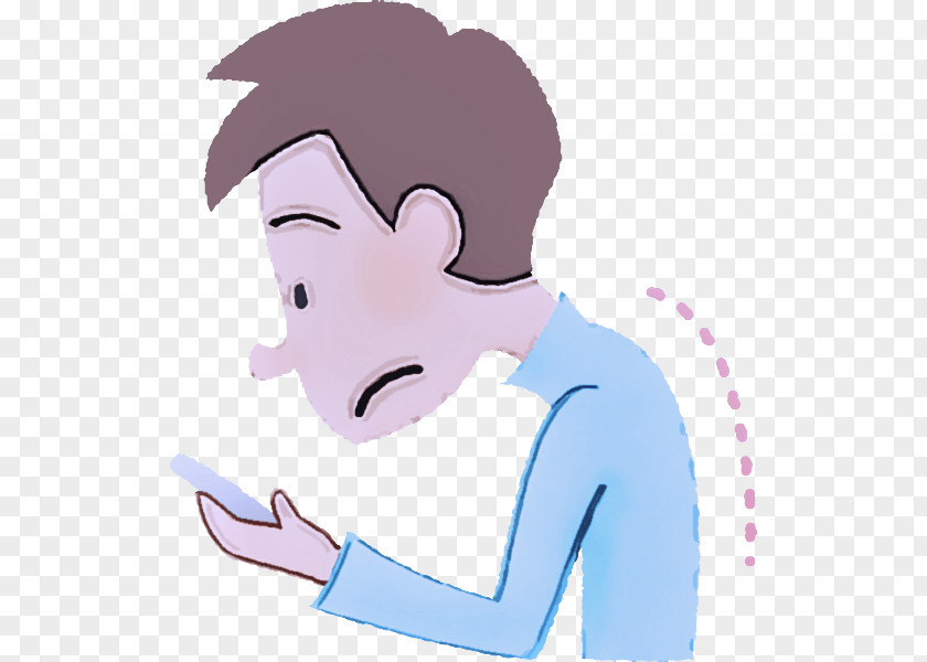 Cartoon Facial Expression Forehead Nose Head PNG