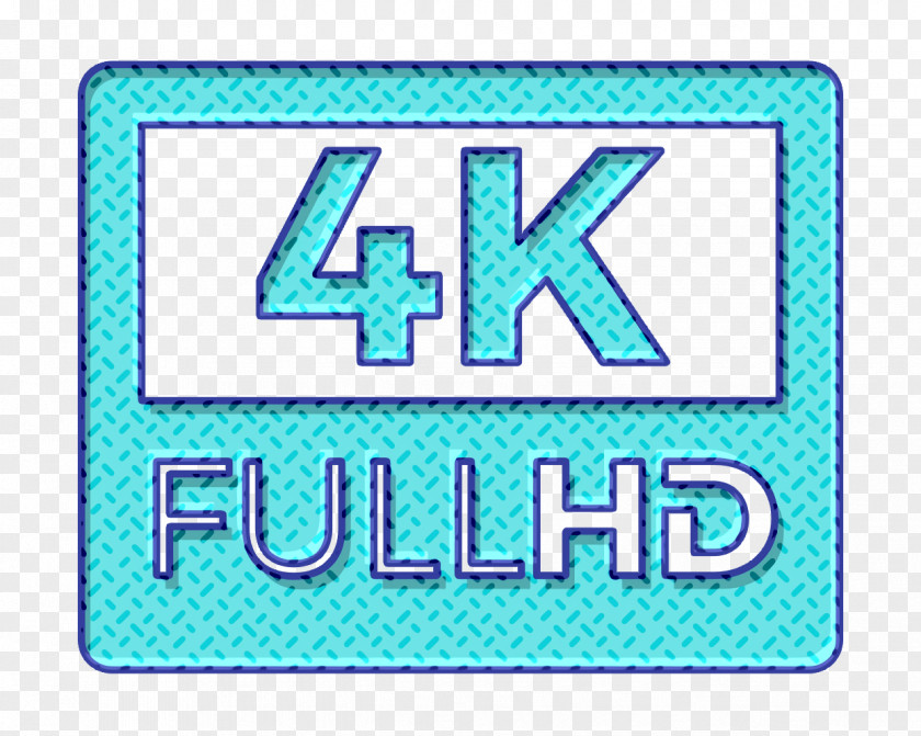 Cinema Icon 4K FullHD Technology PNG