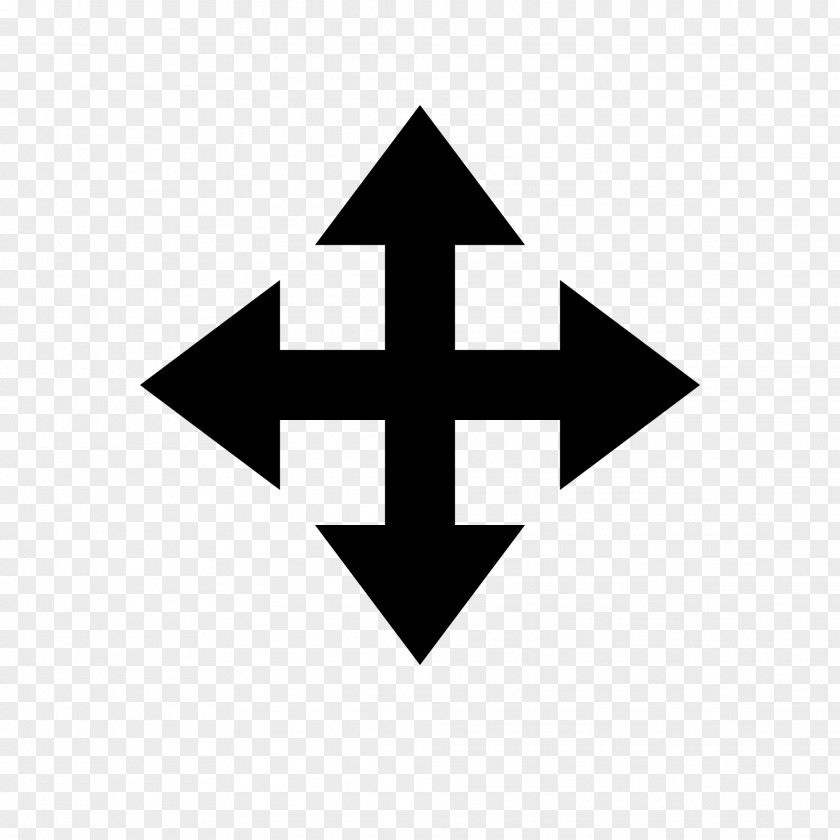 Drag Arrow Symbol PNG
