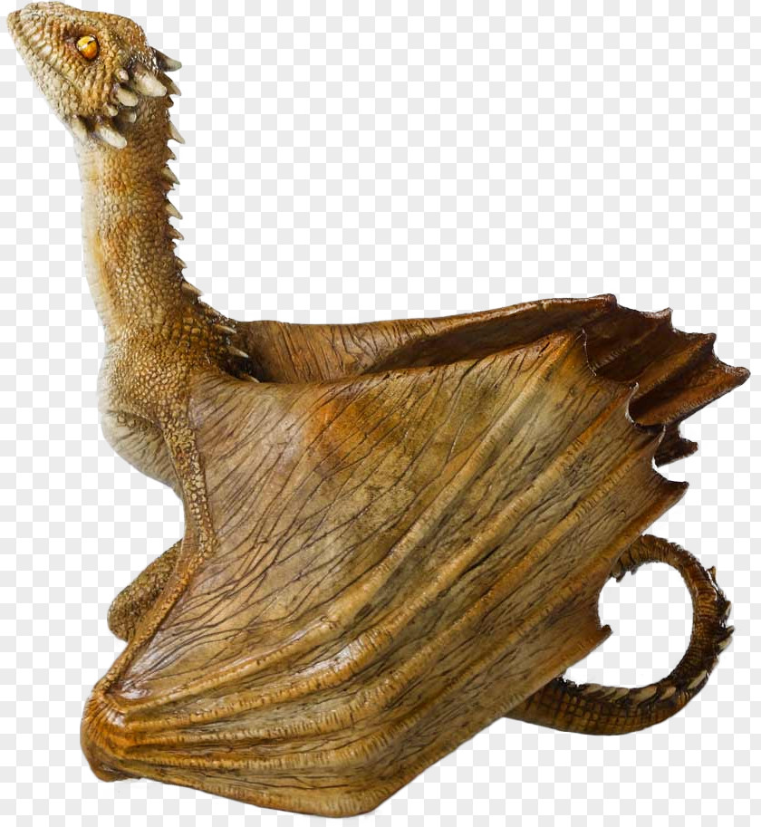 Game Of Thrones Daenerys Targaryen Drogon Viserion Dragon Statue PNG