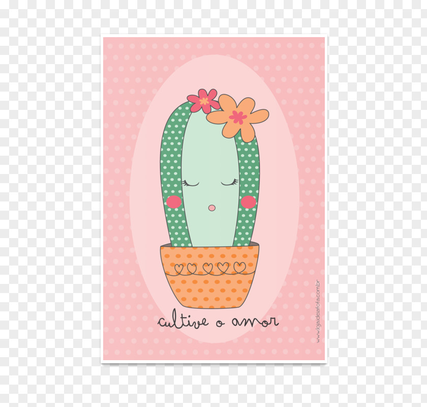 Paper Love Cactaceae Poster Art PNG