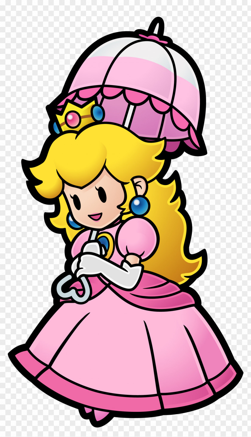 Peach Super Mario Bros. Princess Paper PNG