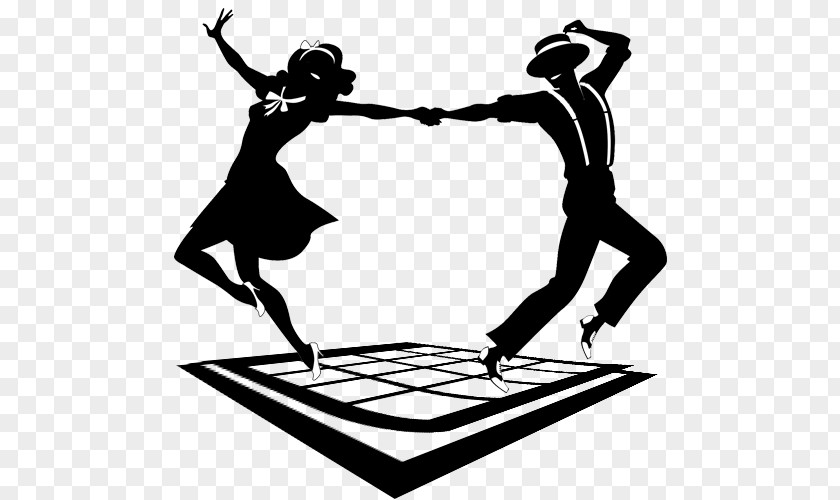 Silhouette Swing Dance Lindy Hop PNG