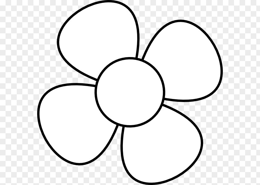 BUNGA Flower Black And White Clip Art PNG