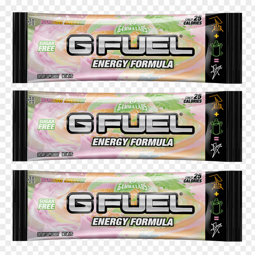 Energy Rainbow Sherbet G FUEL Formula Sorbet PNG