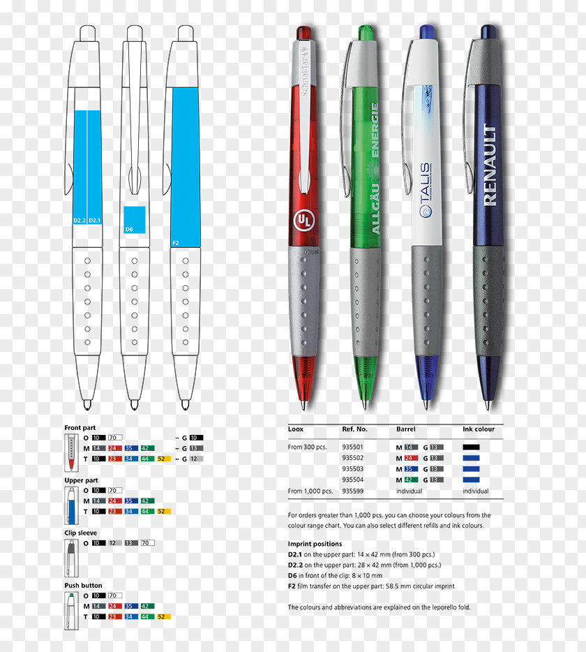 Lamy Schneider Loox Retractable Ballpoint Pen Highlighter Marker Weiß Schwarz PNG