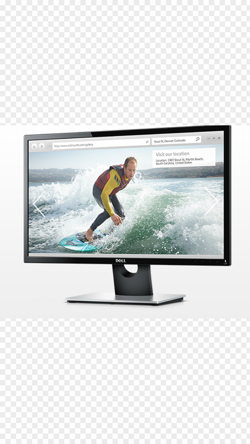 Paytm Dell SE-16H Computer Monitors LED-backlit LCD IPS Panel PNG