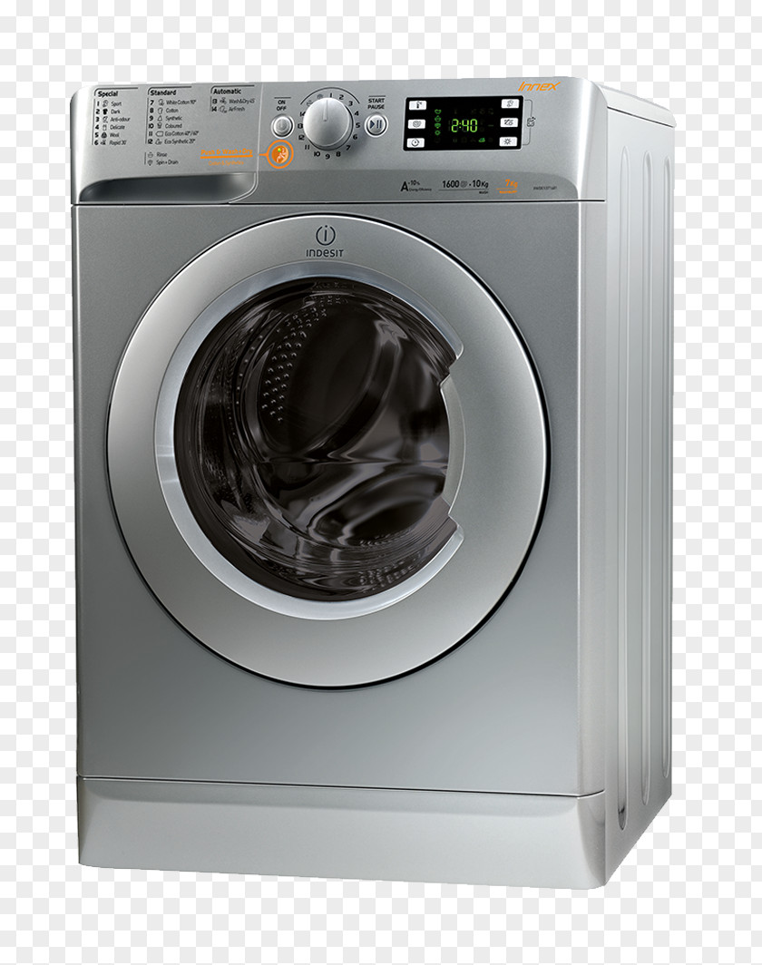 Washing Machine Signs Machines Clothes Dryer Combo Washer Indesit IWD Home Appliance PNG