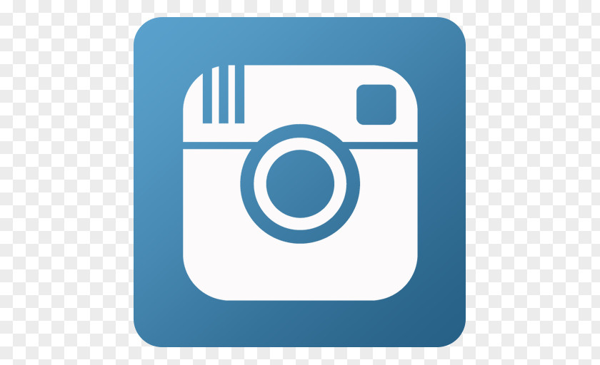 Instagram Electric Blue Square Brand PNG