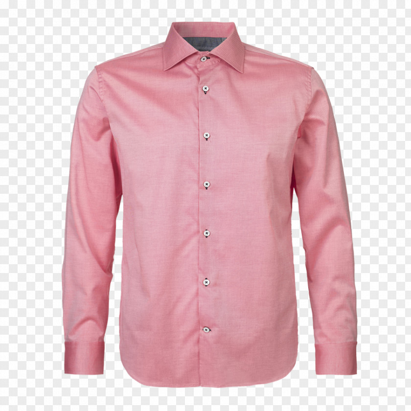 Dress Shirt Blouse Pink M PNG