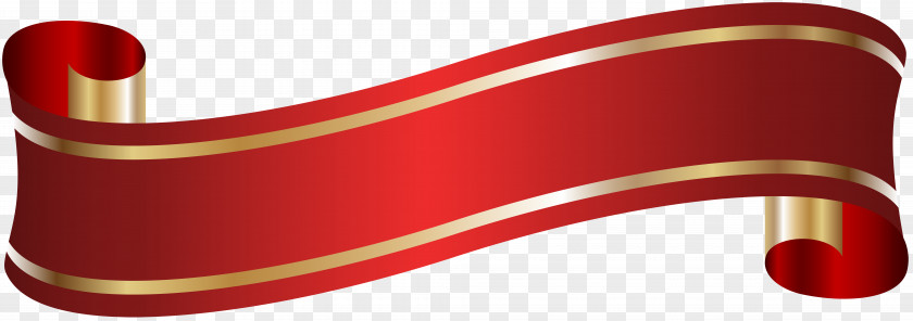 Elegant Banner Red Clip Art Angle Font PNG