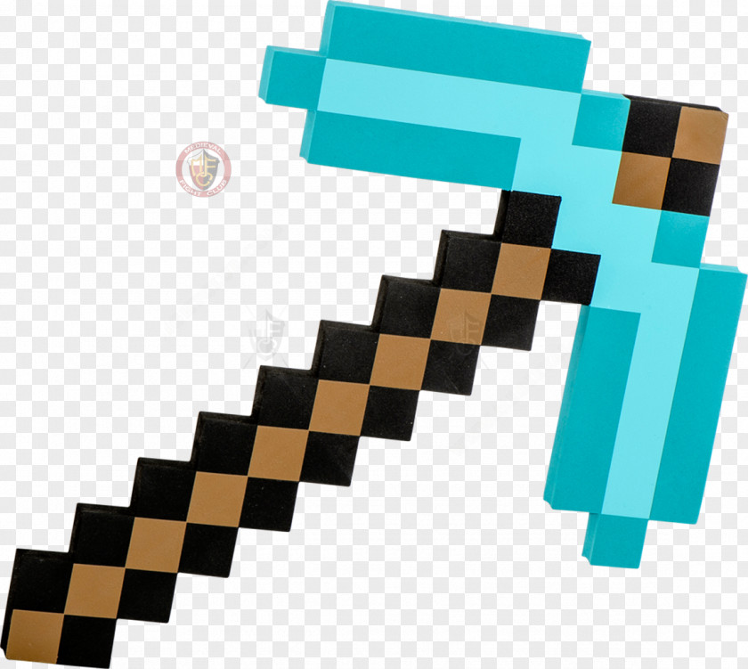 Mines Minecraft Pickaxe Tool Video Game Toy PNG