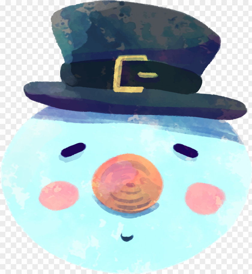 Snowman Hat Winter PNG