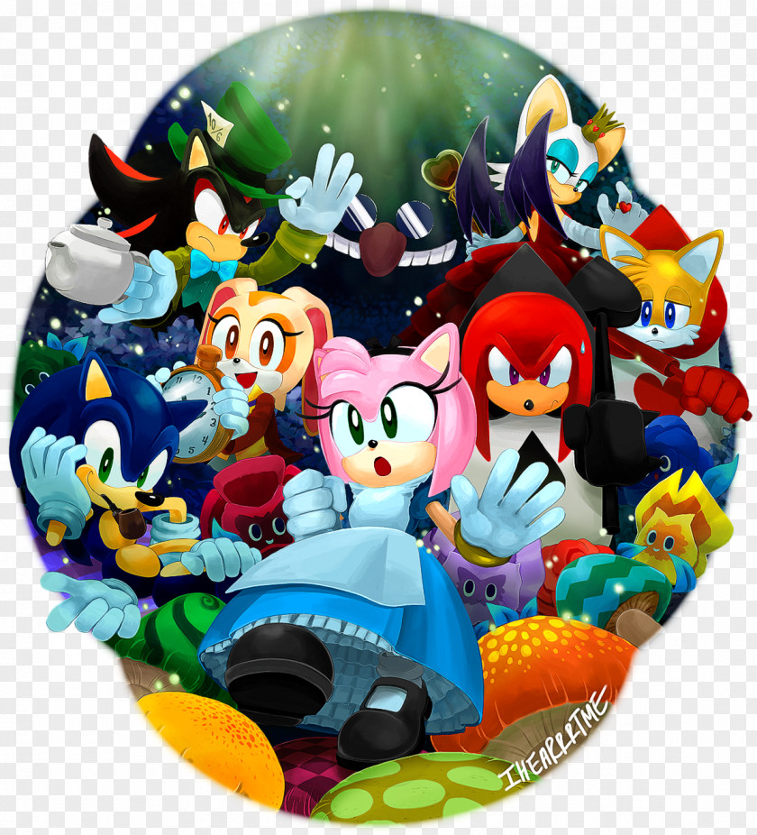 Sonic & Sega All-Stars Racing Amy Rose Shadow The Hedgehog Video Game Alice's Adventures In Wonderland PNG