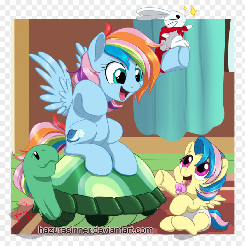 STORY TELLING My Little Pony Rainbow Dash Fan Art PNG