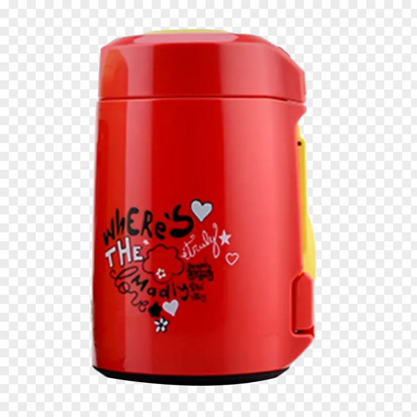 Bottle Red Rice Small Appliance Cylinder PNG