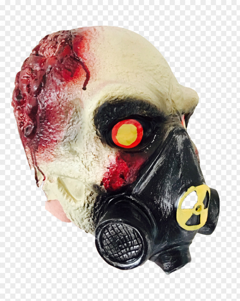 Gas Mask Poison Latex Skull PNG