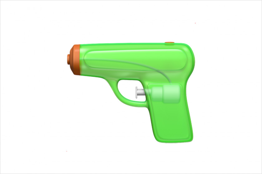 Gun Emoji Firearm IPhone IOS 10 Water PNG