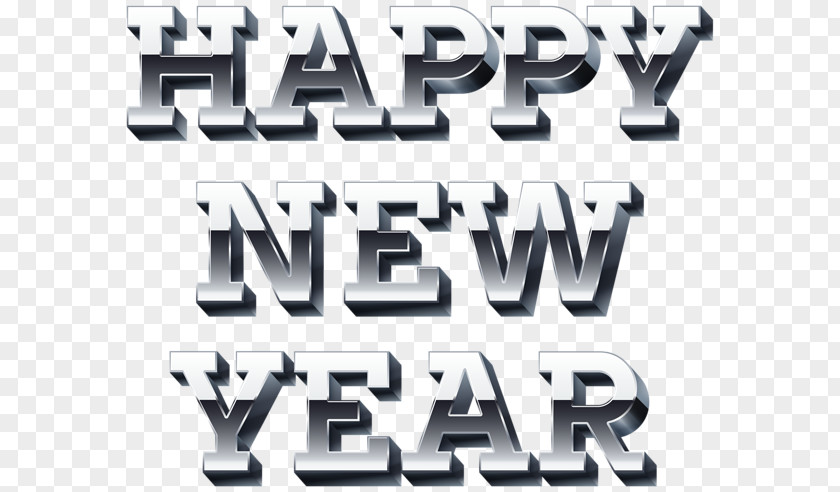 Happy New Year Year's Day Clip Art PNG