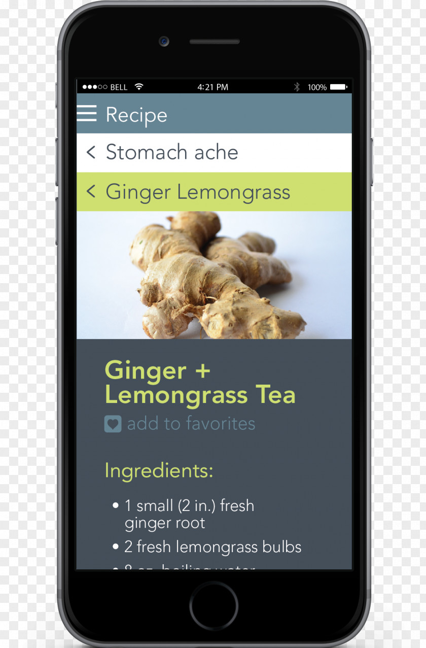 Mockup Tea Smartphone User Interface Design PNG