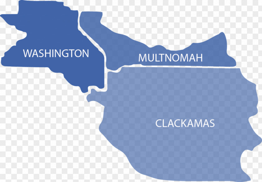 Portland Community Map Multnomah County, Oregon Washington Clackamas Clark PNG