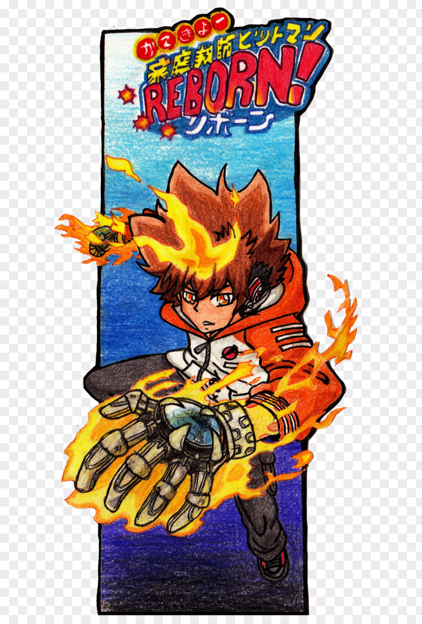 Reborn Tsunayoshi Sawada Comic Book Character Fiction PNG