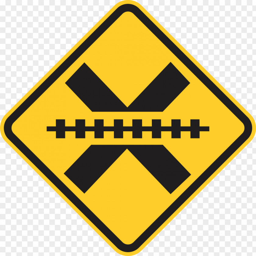 Road Rail Transport Traffic Sign Level Crossing Warning PNG