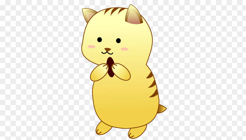 Cartoon Cat Kitten Whiskers Clip Art PNG
