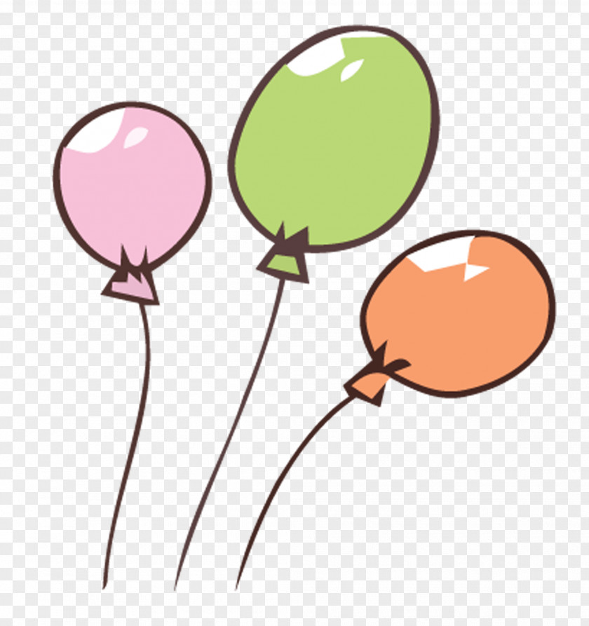 Colored Balloons Balloon Color Cartoon Speech PNG