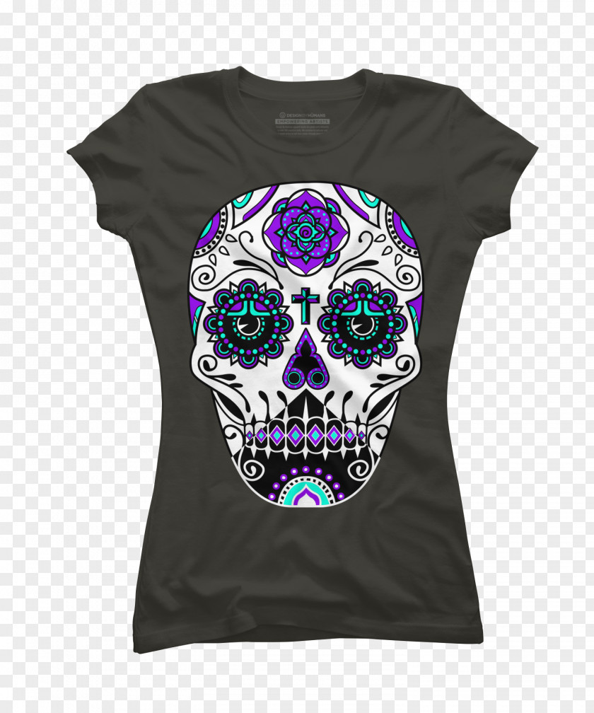 Day Of The Dead T-shirt Sleeve Clothing Crew Neck PNG
