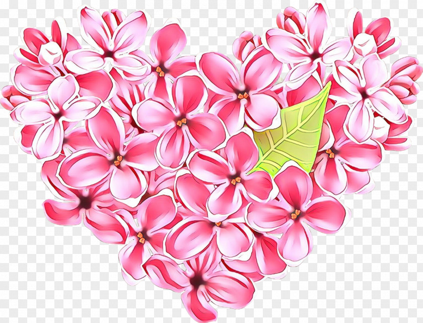 Love Cut Flowers Pink Petal Frangipani Heart Flower PNG