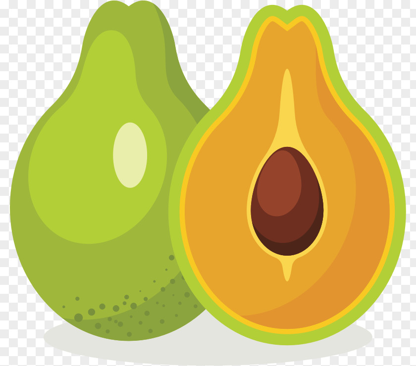 Pear Avocado Clip Art PNG