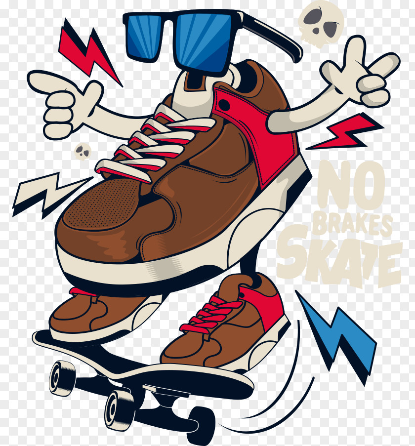 Vector Skateboarding Sneakers Printing Adidas Poster Clip Art PNG
