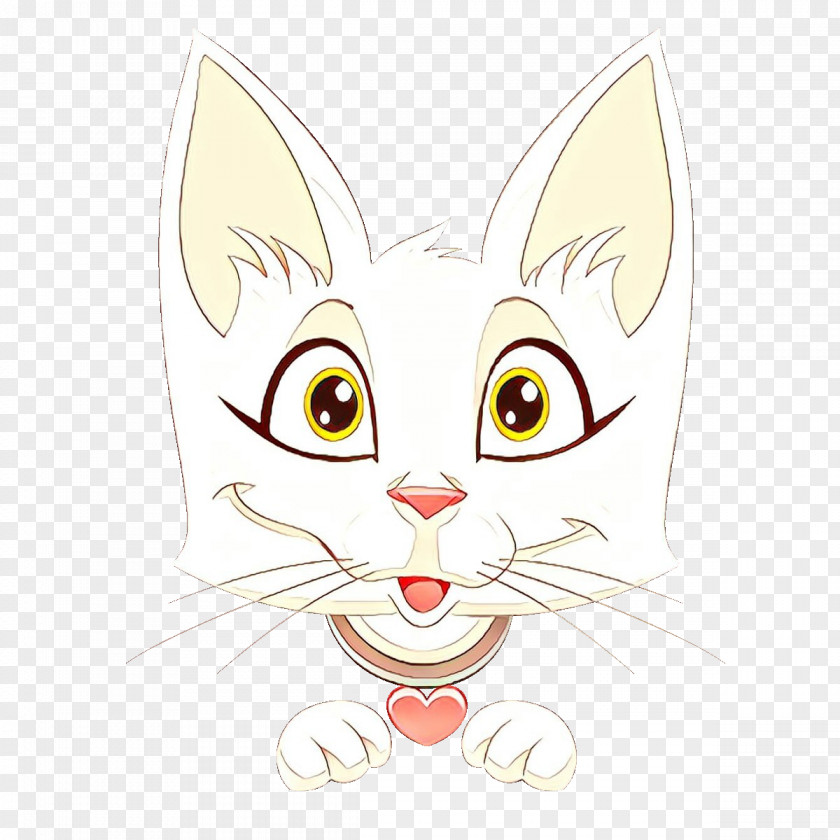 Cat White Whiskers Small To Medium-sized Cats Cartoon PNG