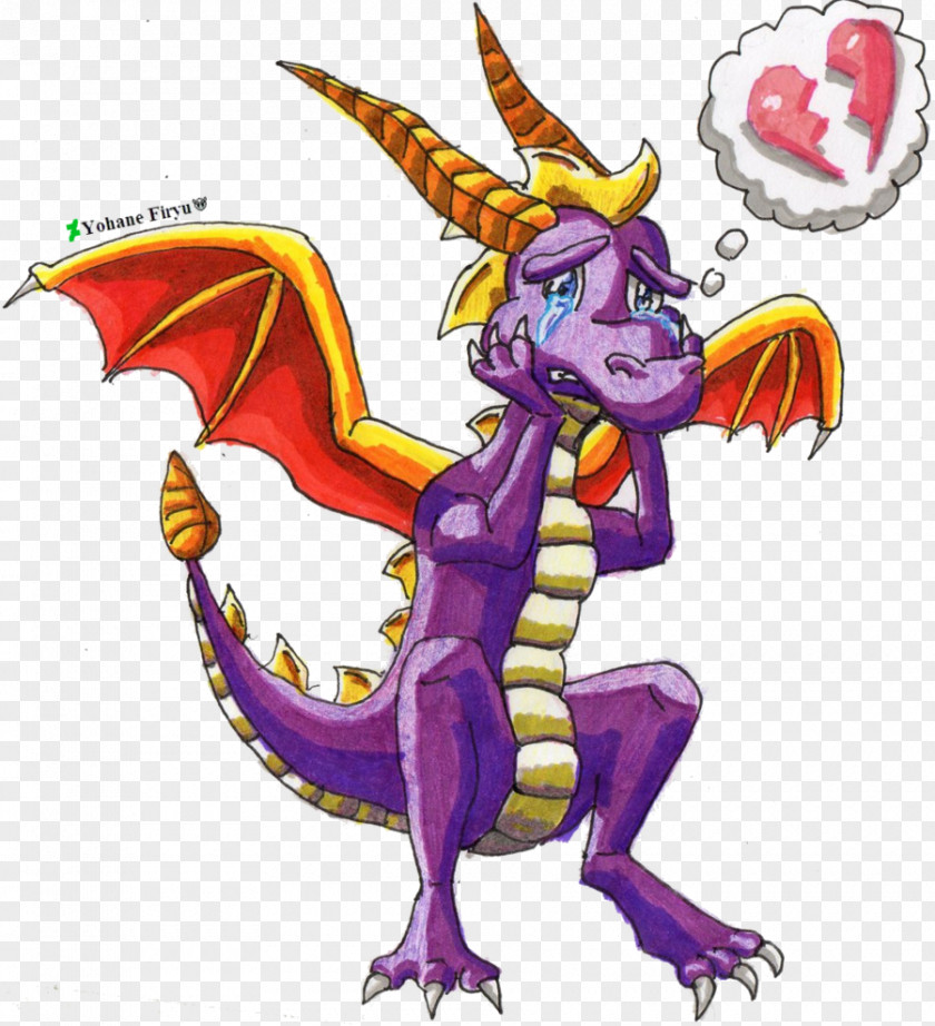 Dragon Spyro The Drawing Art PNG